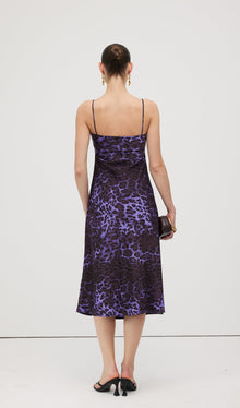 Leopard Print Midi Dress