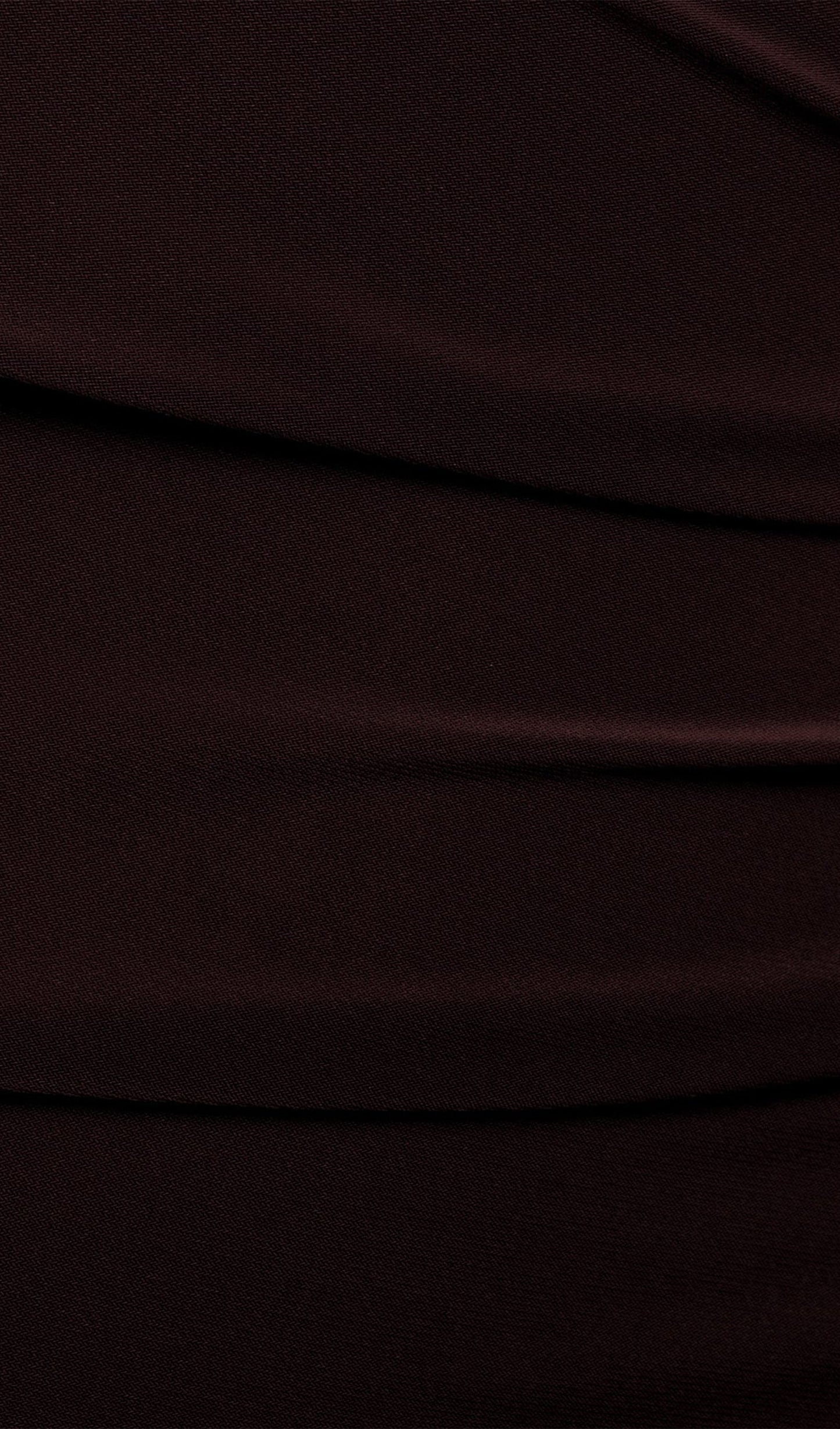 Asymmetric Shoulder Wide Band Mini Dress