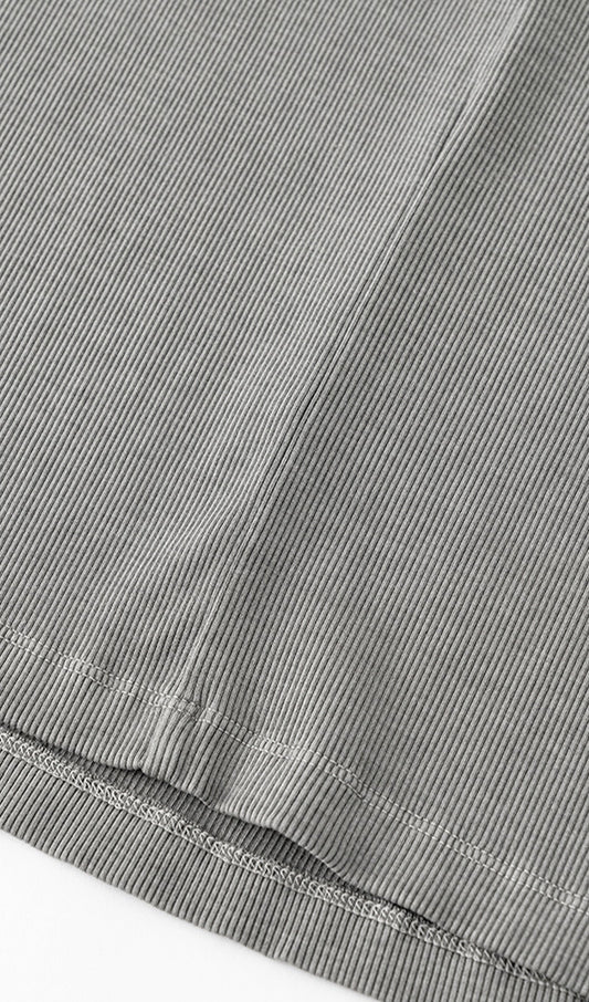 Ribbed Bodycon Midi Dress