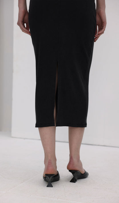 Jersey Bodycon Midi Dress