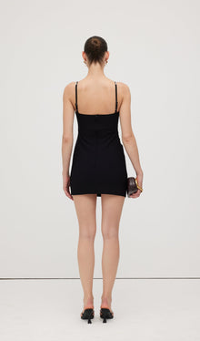 Bandage Diamante Trim Mini Dress