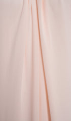 Twisted Georgette Gown Maxi Dress