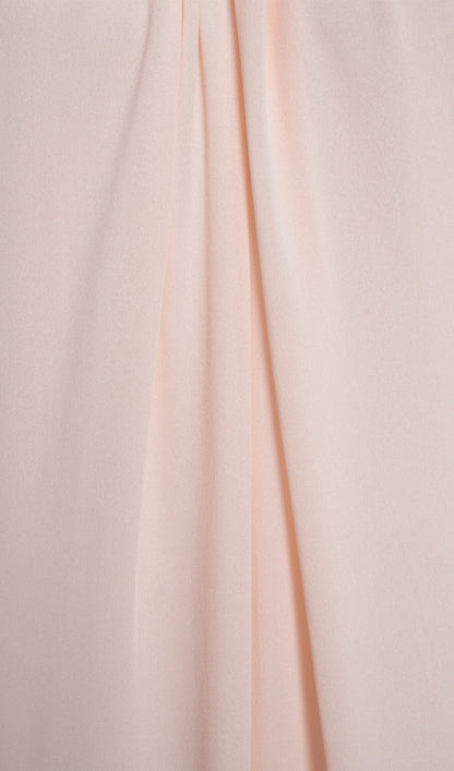 Twisted Georgette Gown Maxi Dress