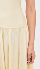 Halter V Neck Maxi Dress