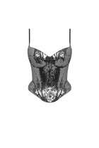 Sequin Spaghetti Strap Corset Top and Skirt Two-Piece Set