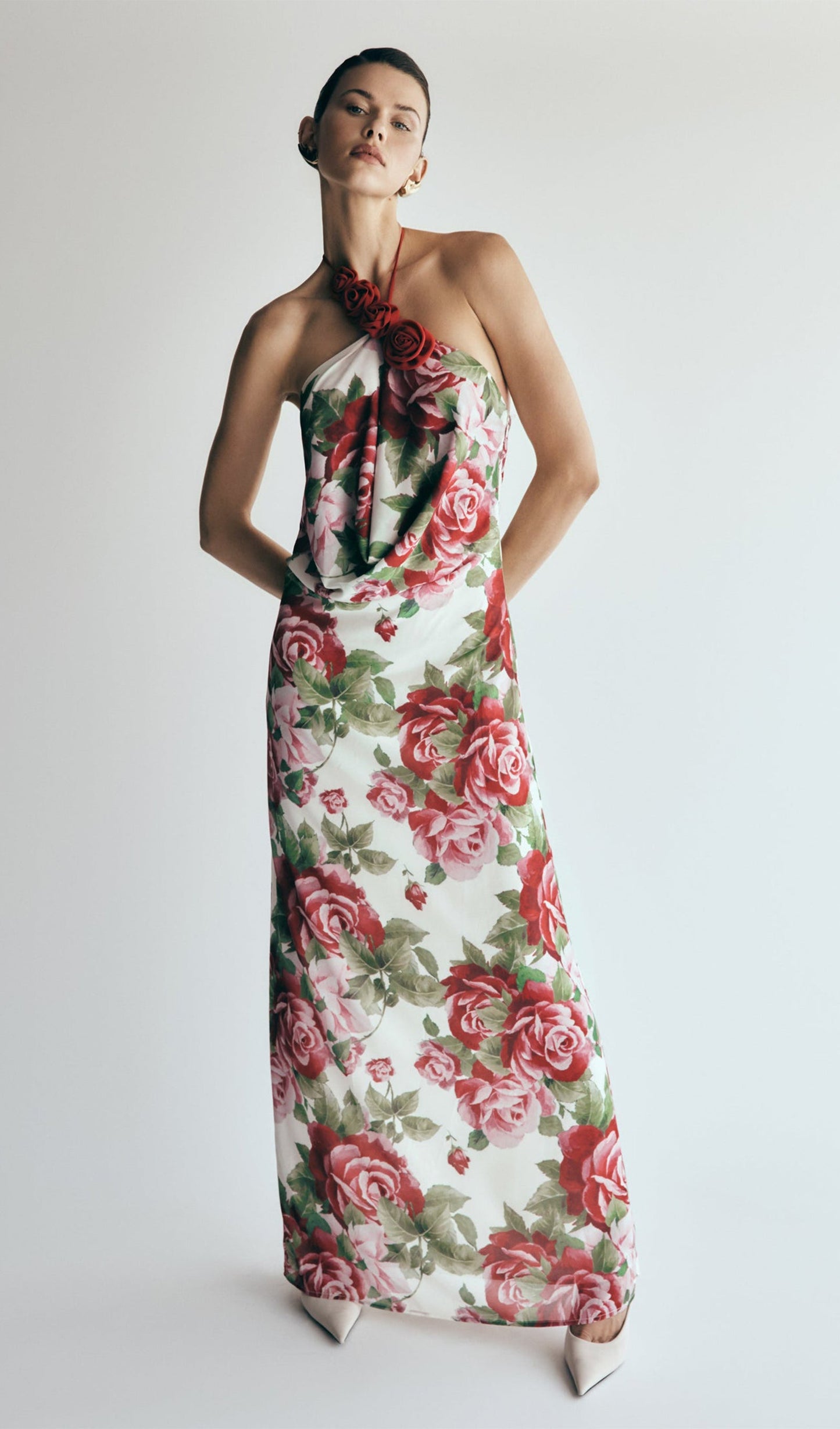 Cowl Neck Maxi Dress