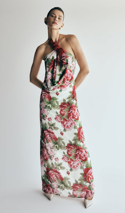 Cowl Neck Maxi Dress