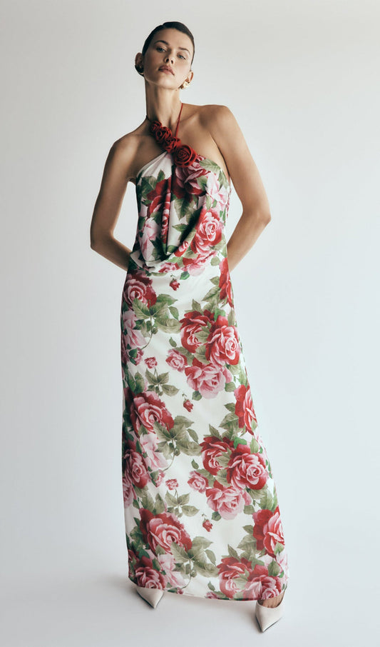 Cowl Neck Maxi Dress