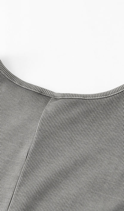 Ribbed Bodycon Midi Dress