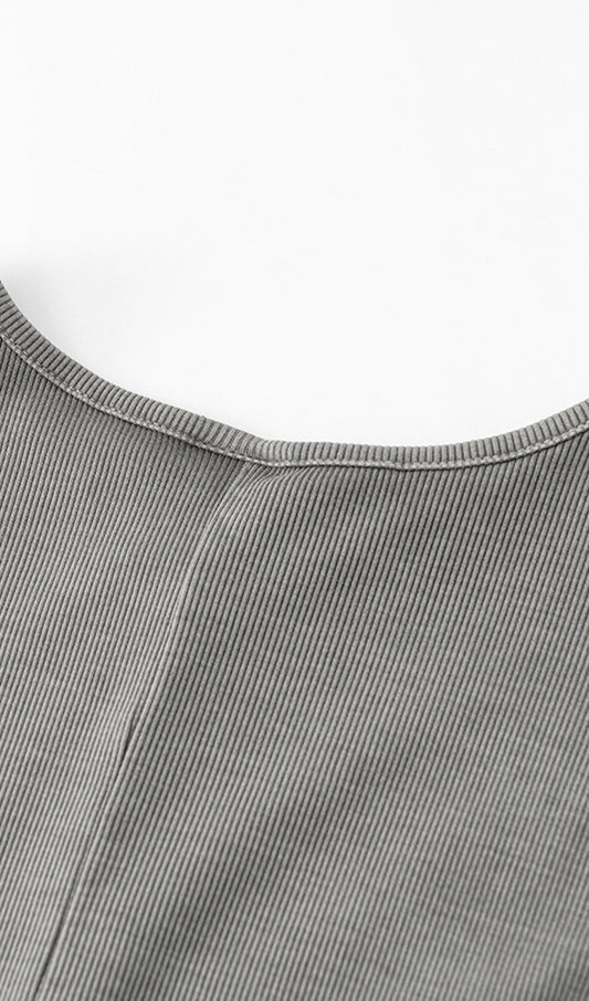 Ribbed Bodycon Midi Dress