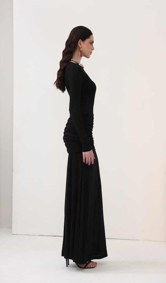 Semi Transparent Maxi Dress