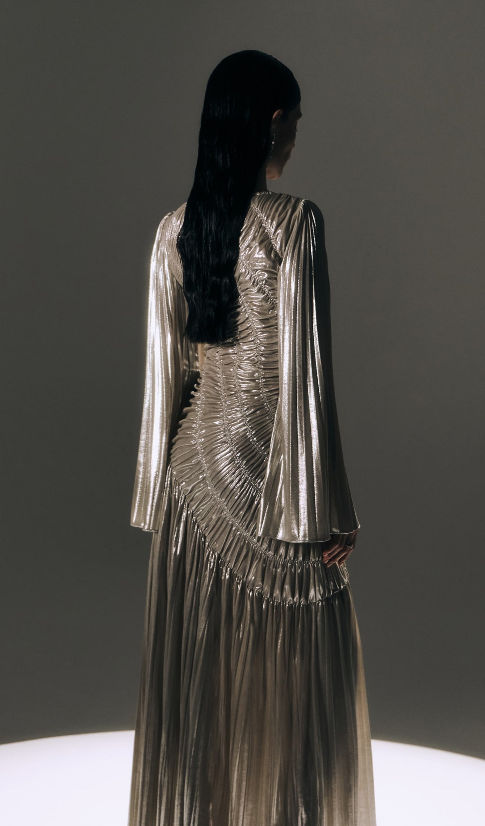 Metallic Maxi Dress