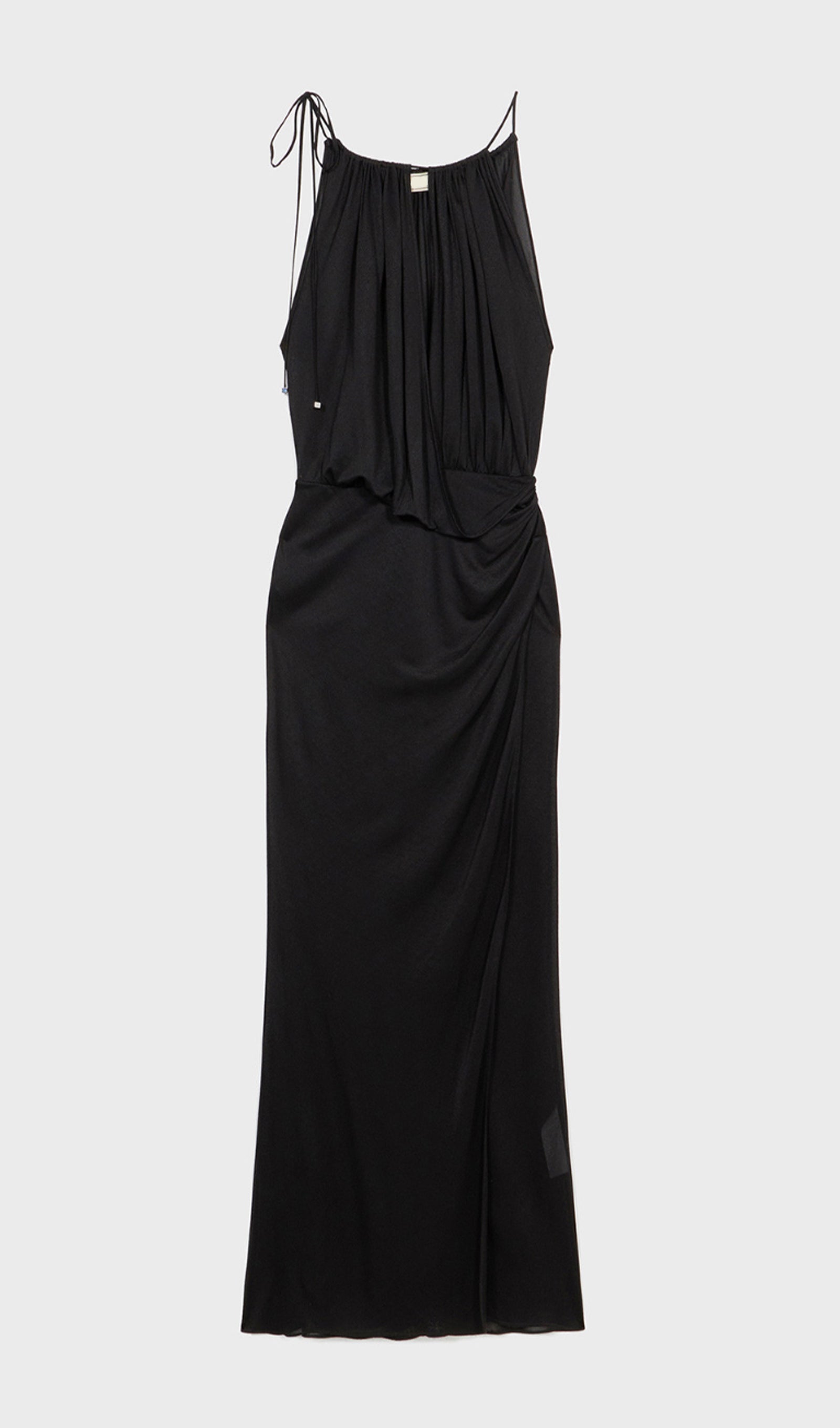 Drapes Split Maxi Dress
