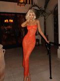 Strapless Lace Bodycon Dress