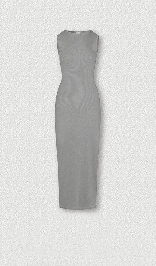Ribbed Bodycon Midi Dress