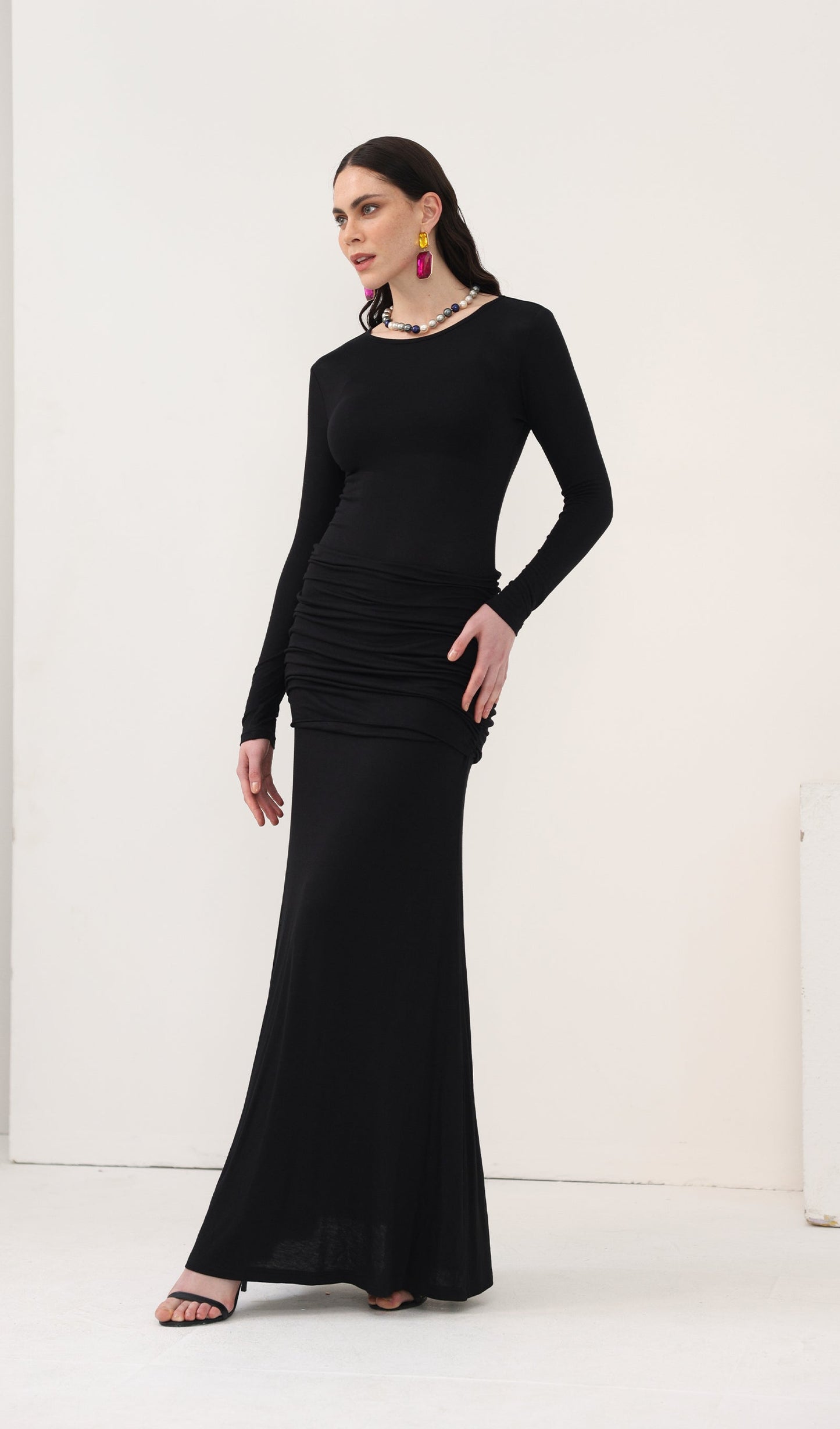 Semi Transparent Maxi Dress