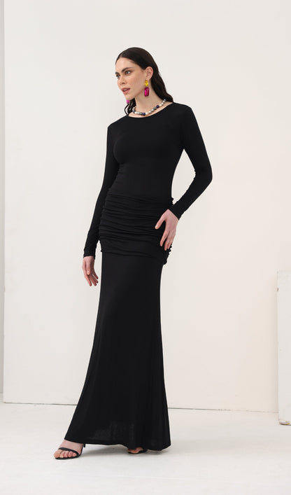 Semi Transparent Maxi Dress