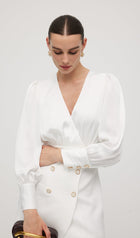 Combo With Wrap Bodice Mini Dress