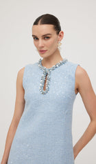 Sequin Boucle Mini Dress