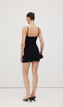 Bandage Diamante Trim Mini Dress