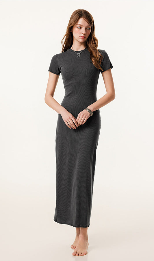 Jersey Bodycon Midi Dress