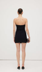 Strapless Diamond Embellished Mini Dress