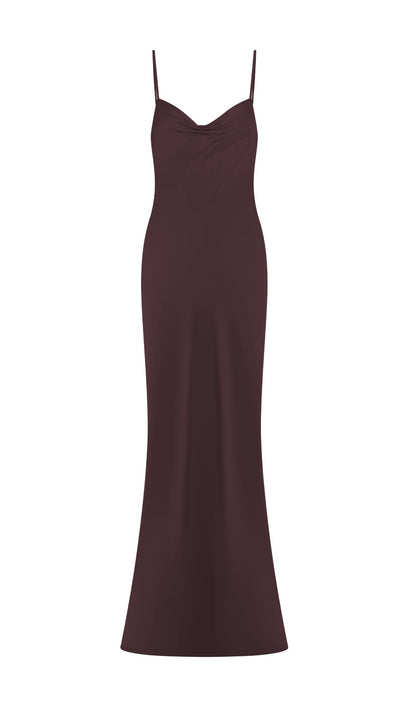 Sweetheart Satin Maxi Dress