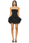 Violette Bubble Hem Mini Dress