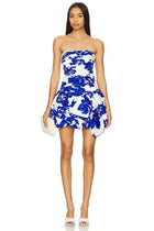 Violette Bubble Hem Mini Dress