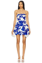 Violette Bubble Hem Mini Dress