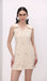 A Line Bow Mini Dress