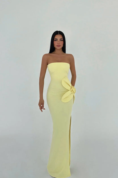 Off shouder Strapless Dress