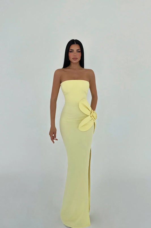 Off shouder Strapless Dress