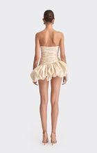 Balloon Draped Mini Dress