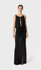 Drapes Split Maxi Dress