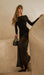 Fitted In Jersey Blend Maxi Dress