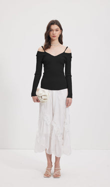 Long Sleeve Knitted  Top