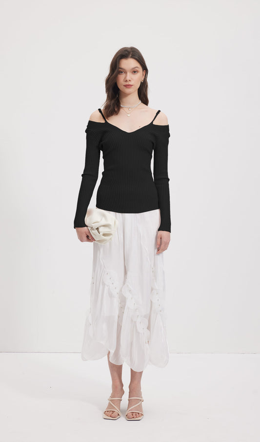 Long Sleeve Knitted  Top
