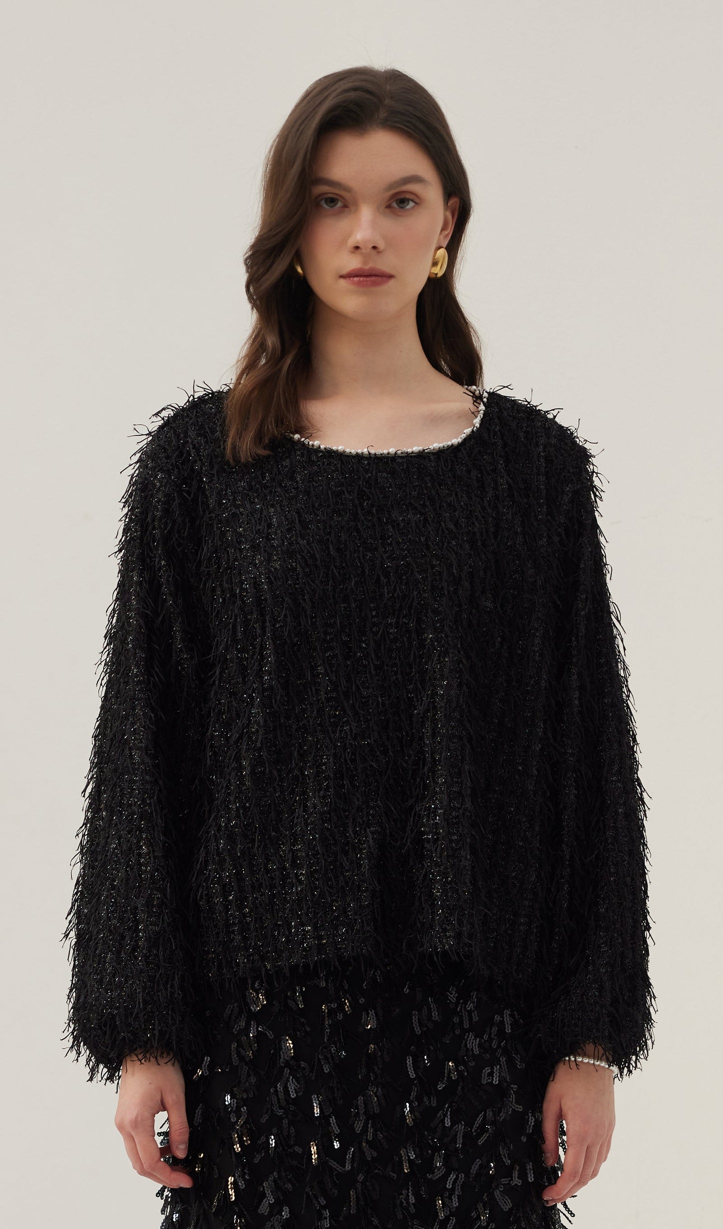 Solid Fringed Top