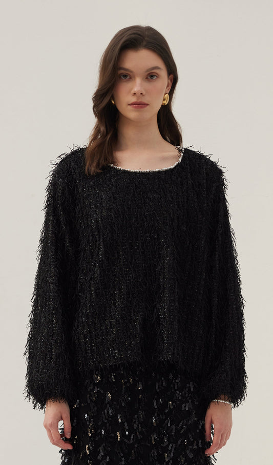 Solid Fringed Top