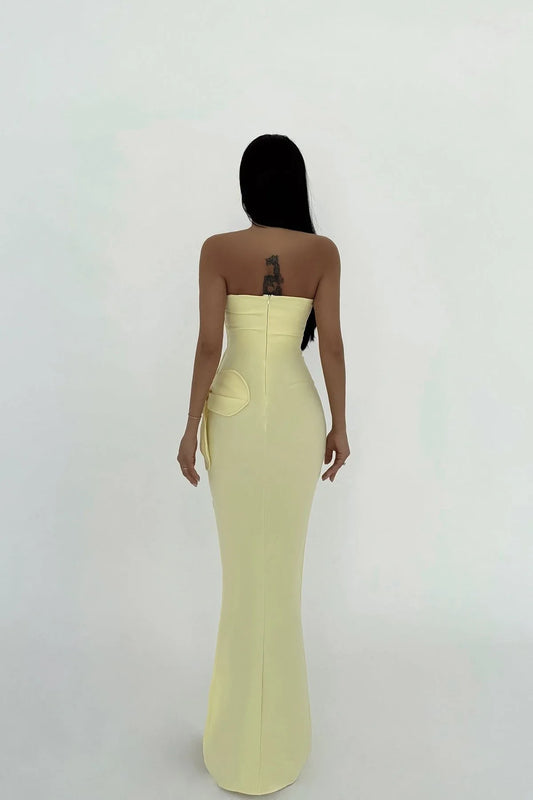 Off shouder Strapless Dress