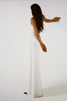 High-Neck Tank-Style Scarf-Detail Bodycon Dress