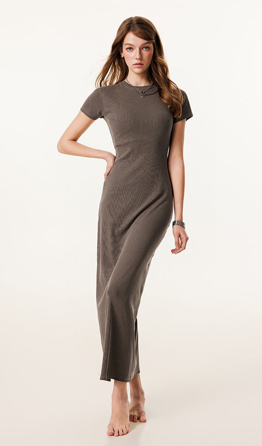 Jersey Bodycon Midi Dress