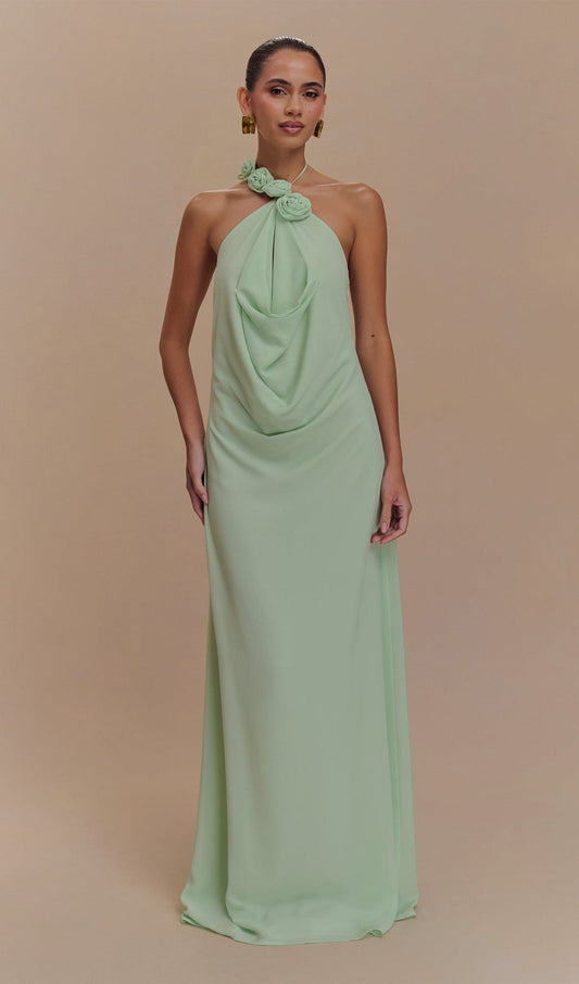 Cowl Neck Maxi Dress