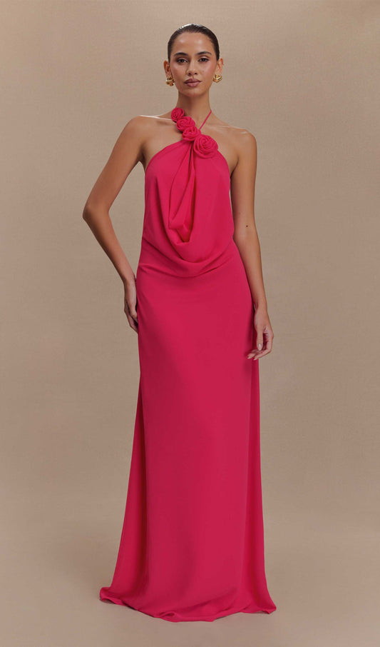 Cowl Neck Maxi Dress