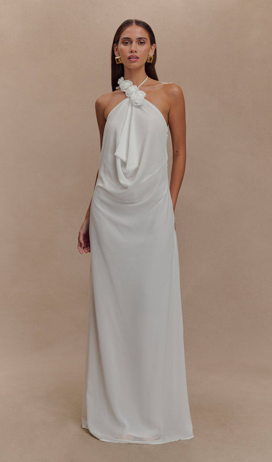 Cowl Neck Maxi Dress