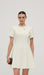 Crepe With Bow Detail Mini Dress