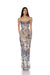 Dahlia Baby Blue Multi Maxi Dress