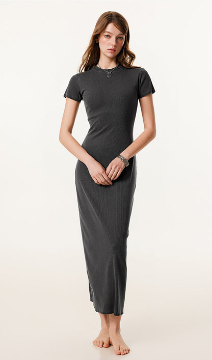 Jersey Bodycon Midi Dress