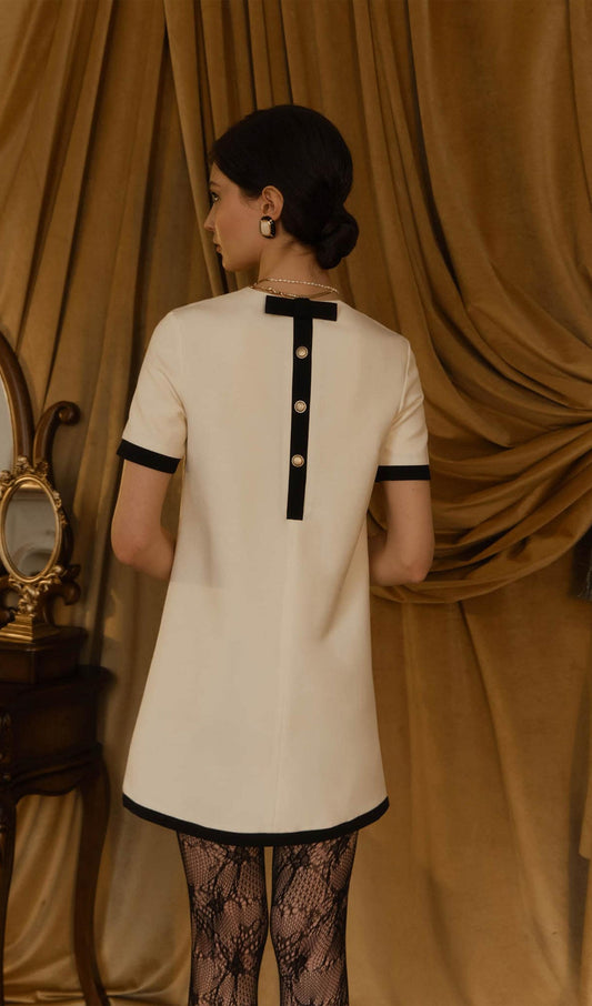 Demure A Silhouette Mini Dress